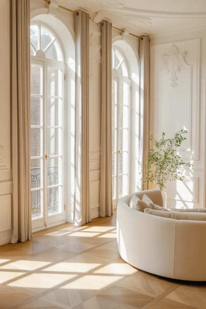 Arched French Windows