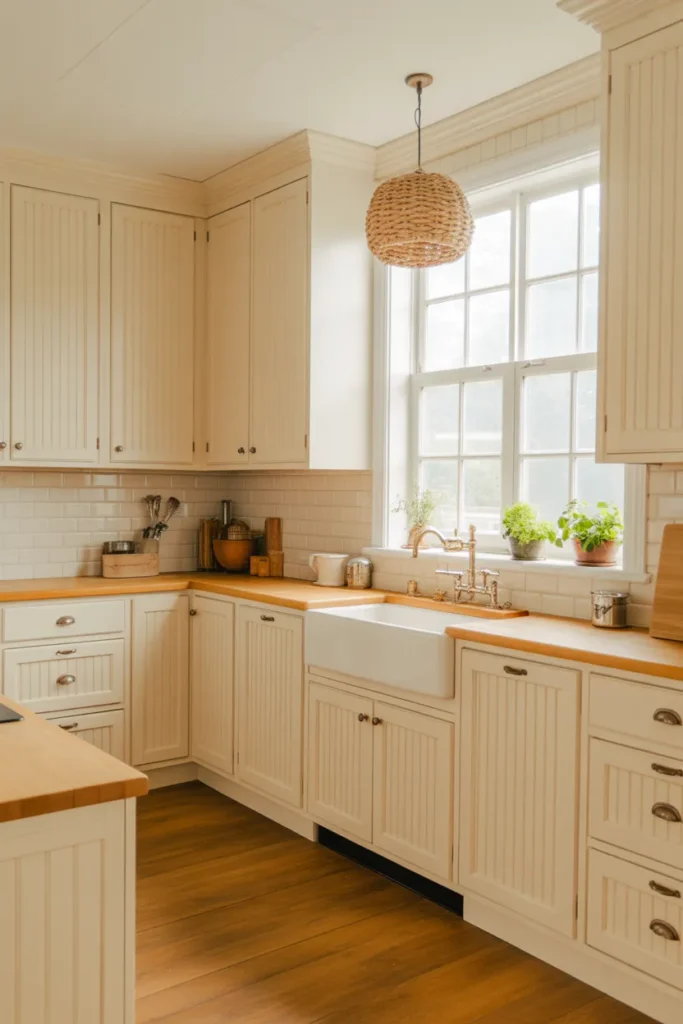 Beadboard Kitchen Cabinets