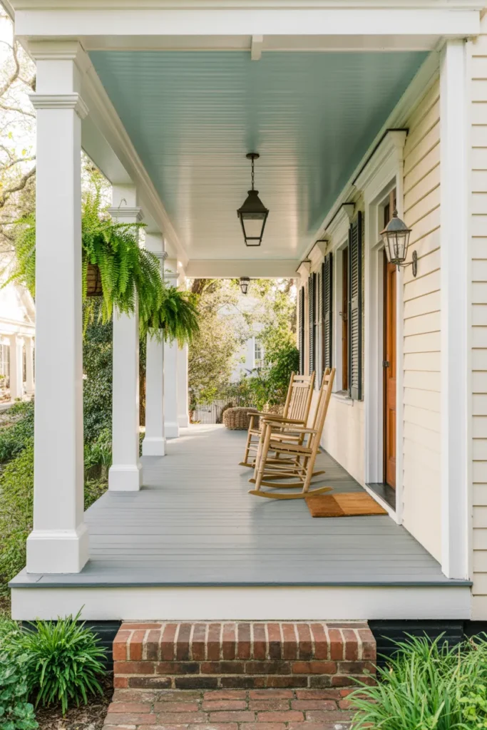 Blue Porch Ceiling