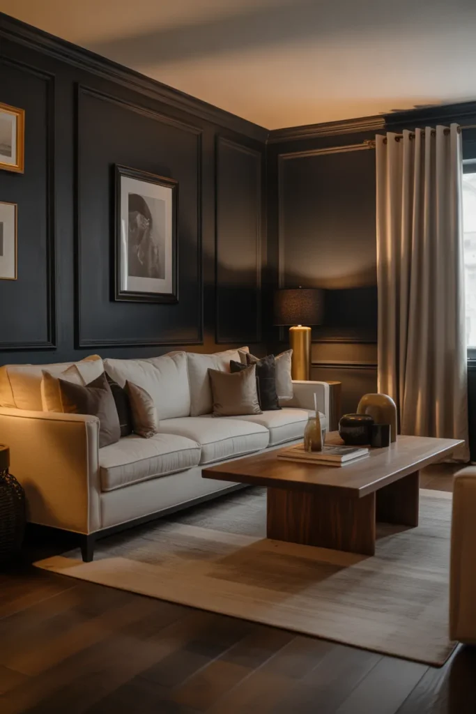 Charcoal Accent Walls