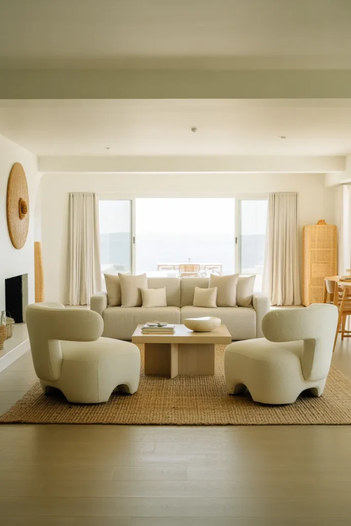 Curved Accent Chairs