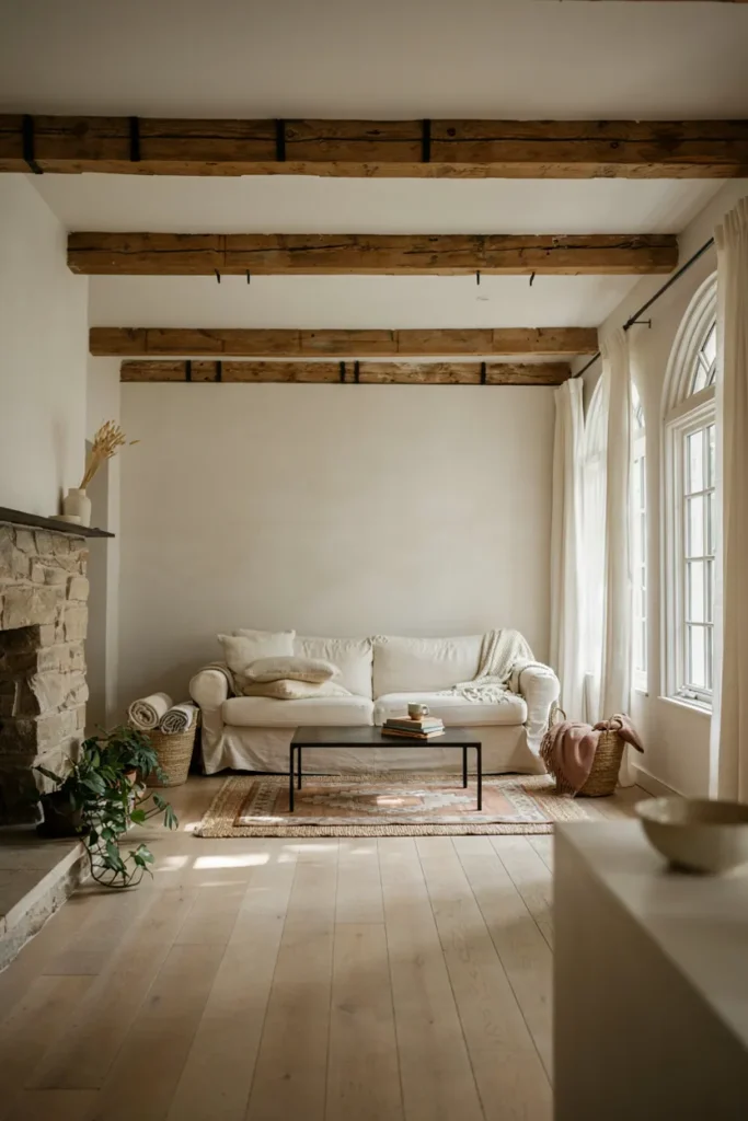 Exposed Wood Beams
