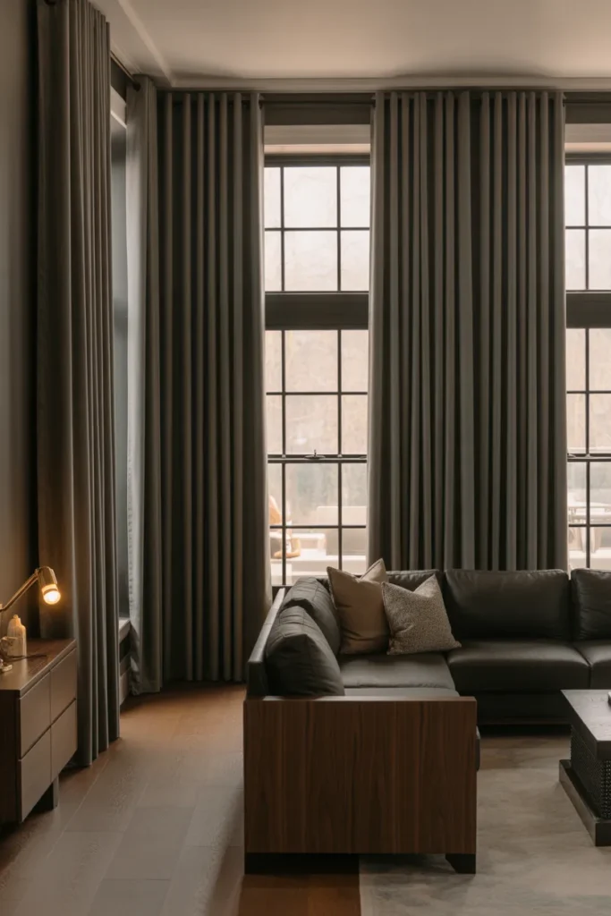 Floor-To-Ceiling Drapes