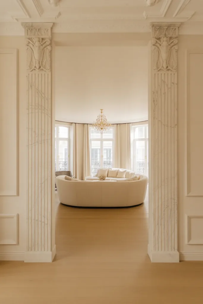 Fluted Marble Columns