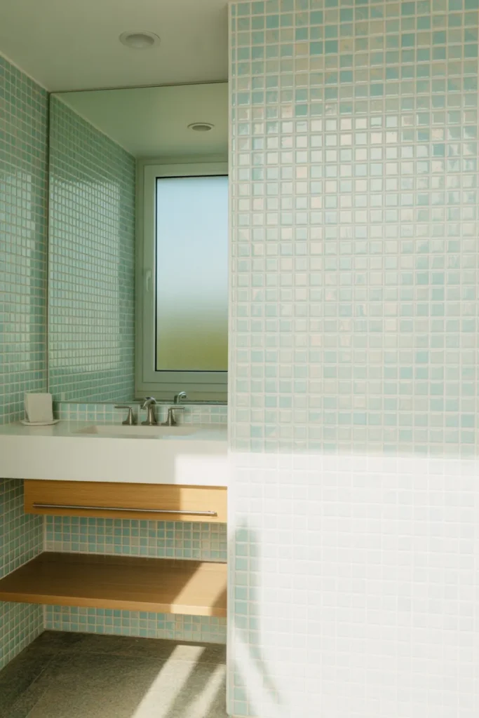 Iridescent Mosaic Tiles
