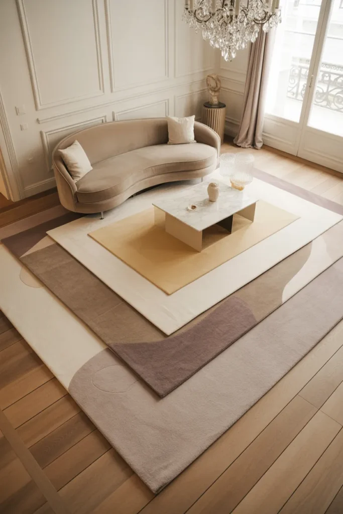 Layered Area Rugs