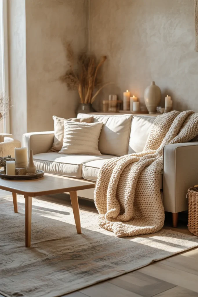 Layered Cozy Throws