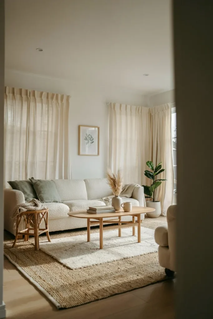 Layered Neutral Rugs