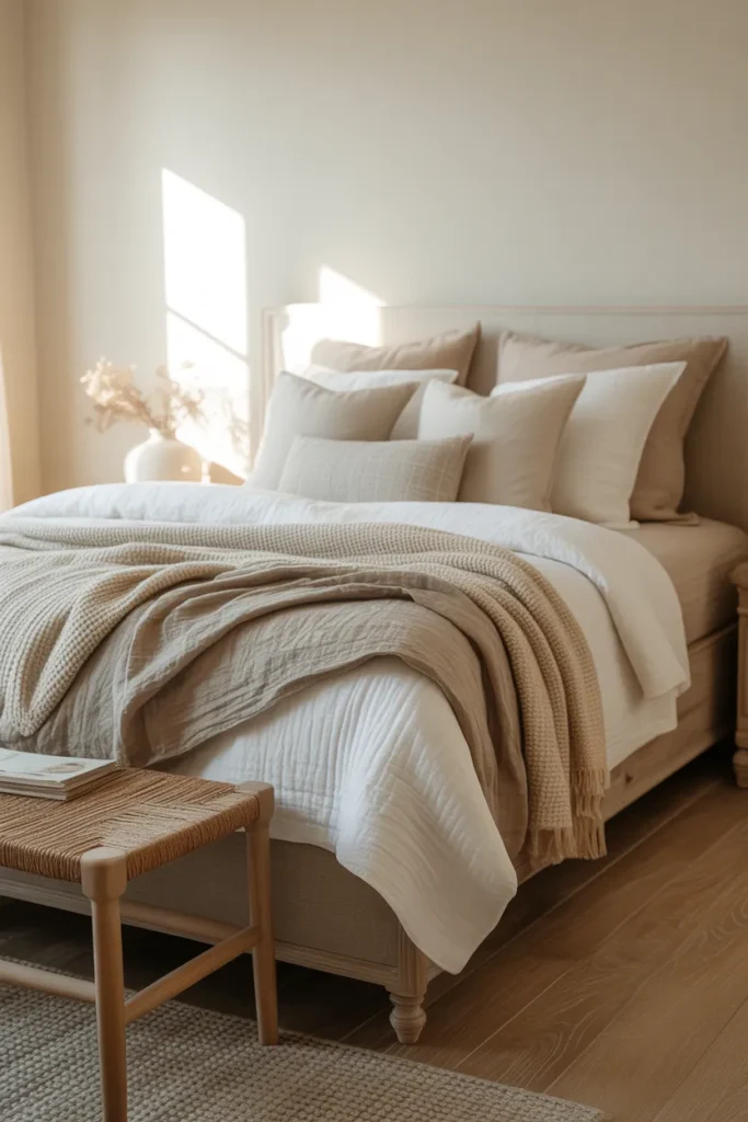Layered Neutral Textiles