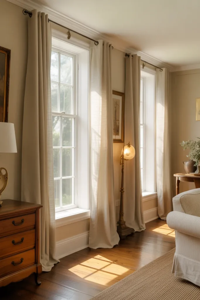 Linen Window Curtains