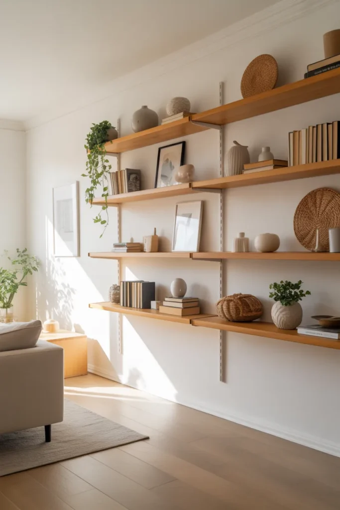 Minimal Floating Shelves