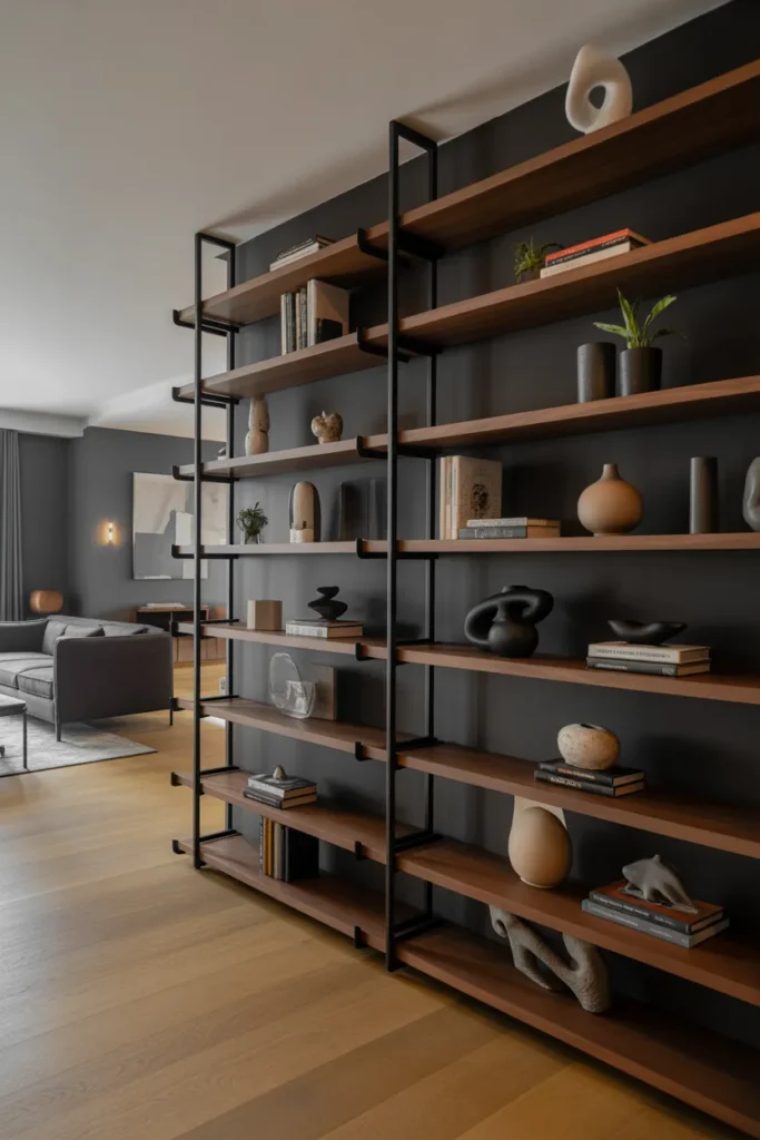 Minimal Open Shelving