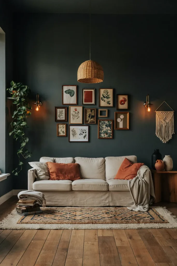 Moody Gallery Wall