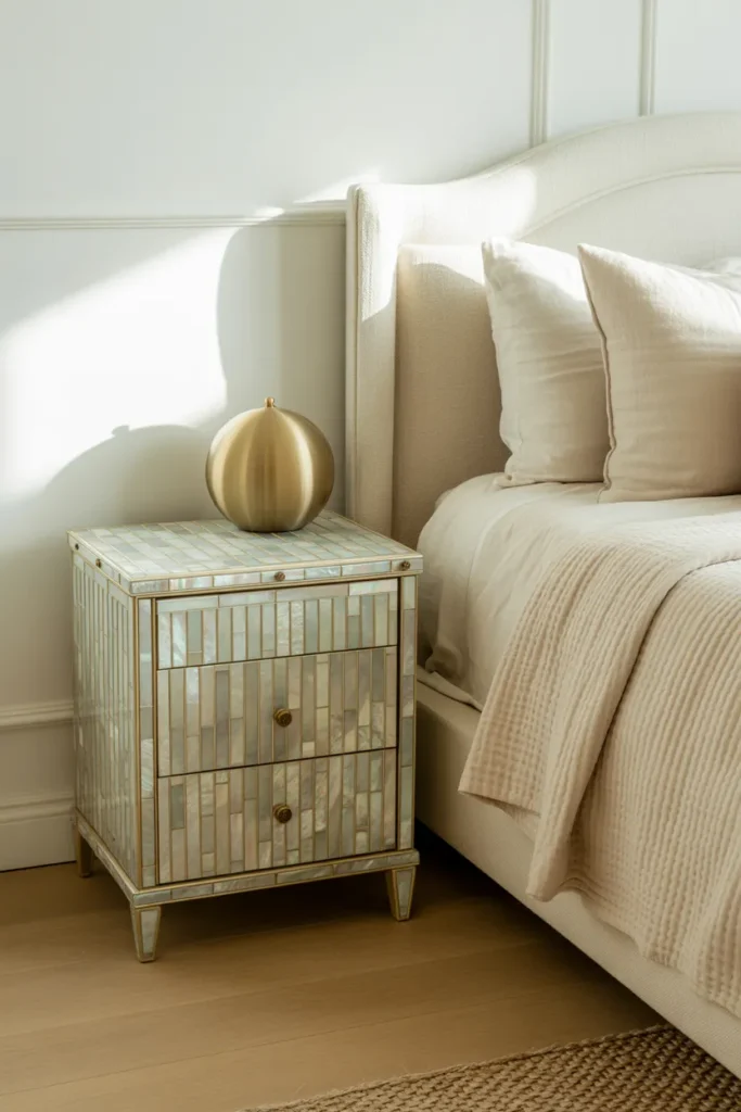 Mother-of-Pearl Nightstand