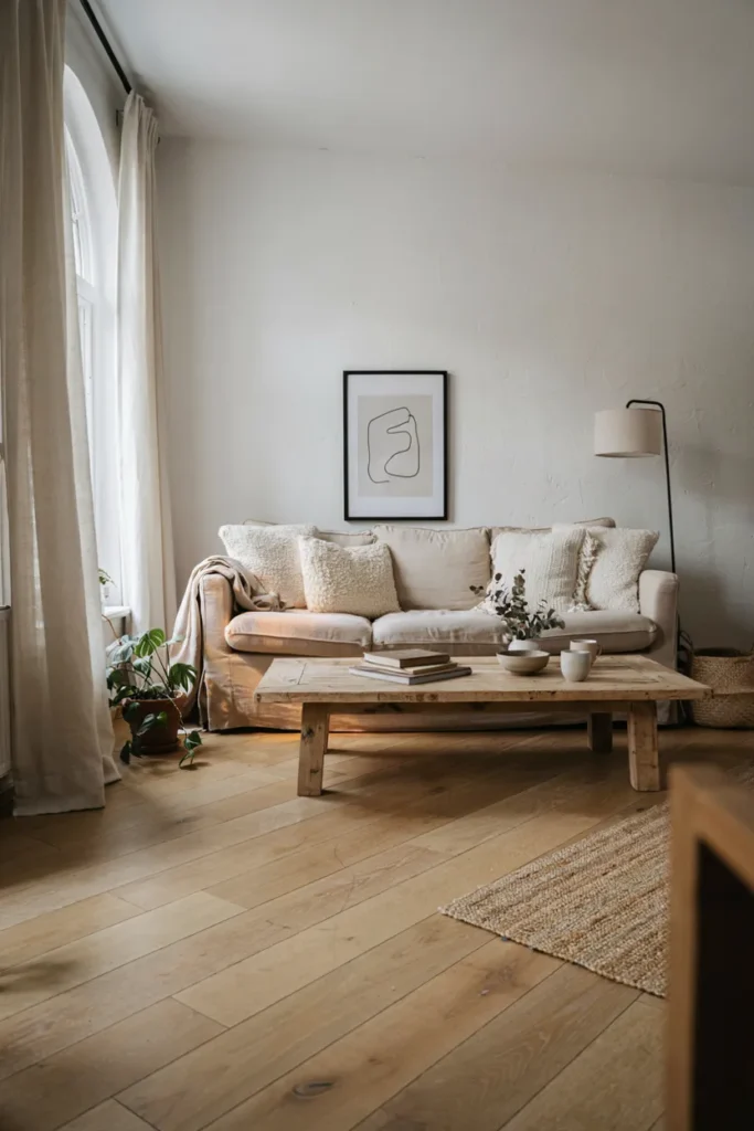 Natural Linen Sofa