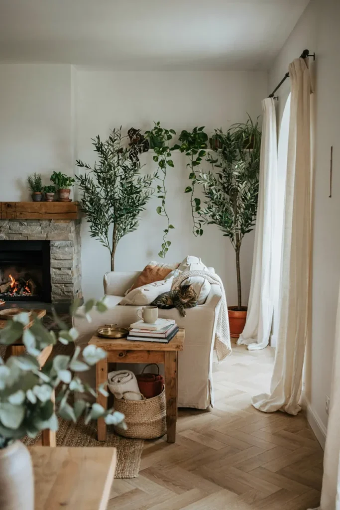 Organic Greenery Display