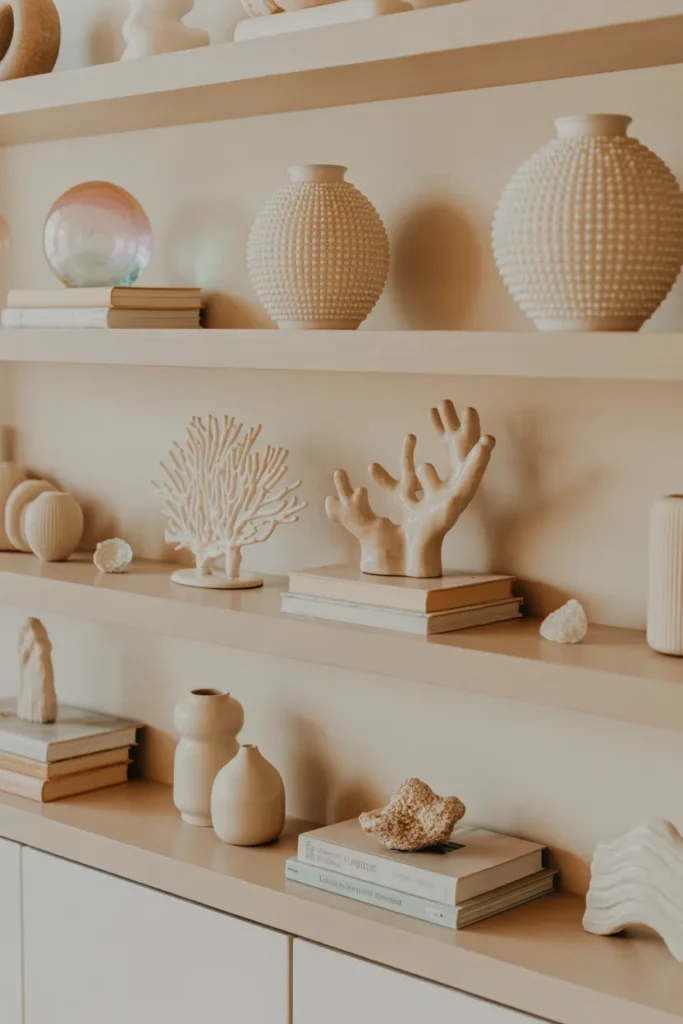 Pearl Accent Shelves