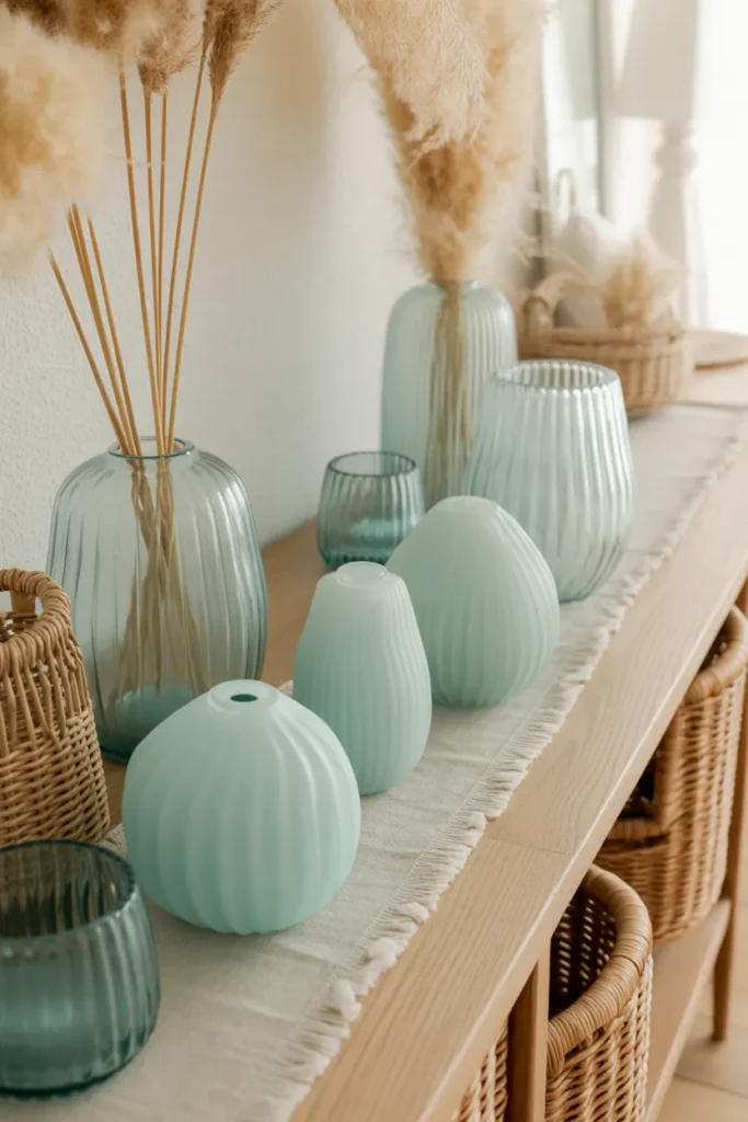 Sea Glass Vases