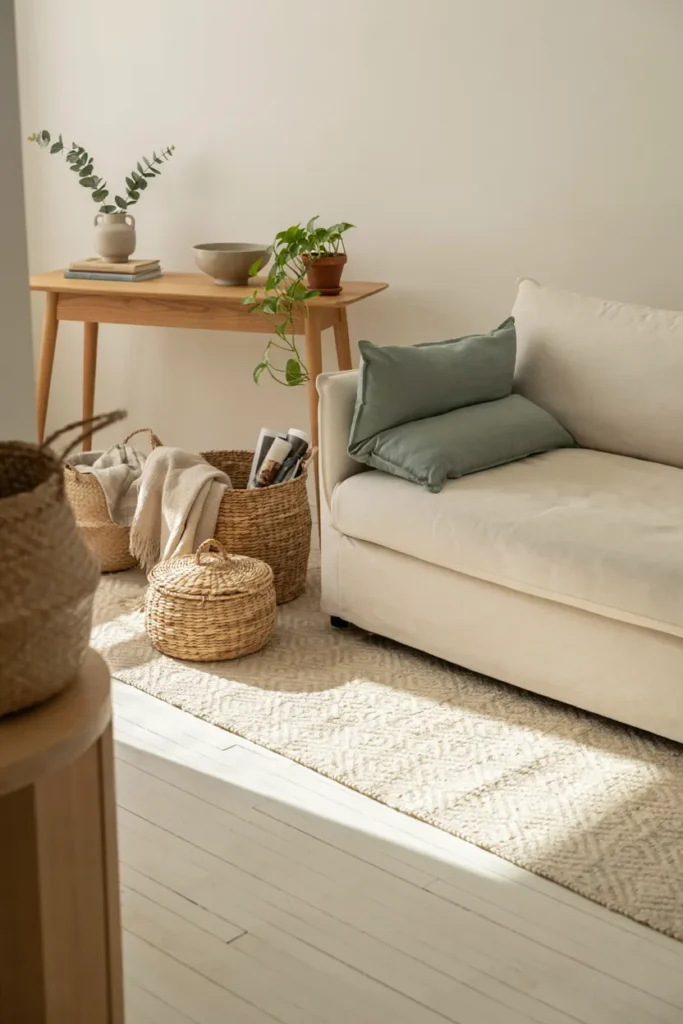 Woven Basket Storage