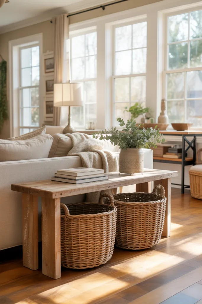 Woven Basket Storage