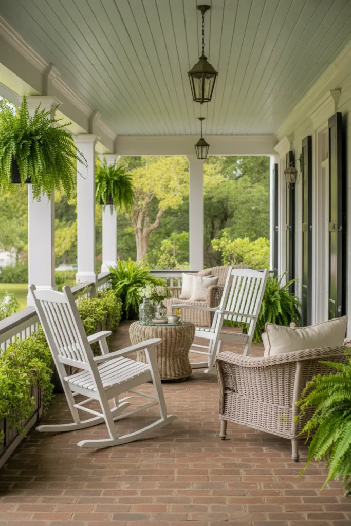 Wraparound Porch Seating