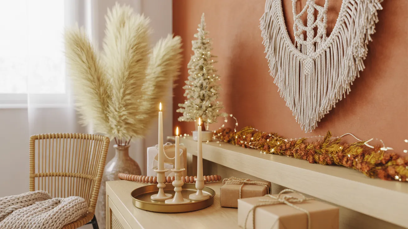 boho christmas decor