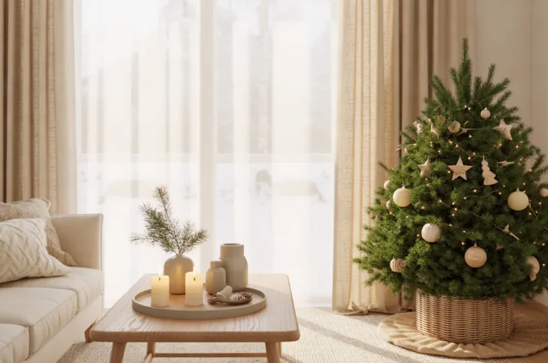 minimalist christmas decor