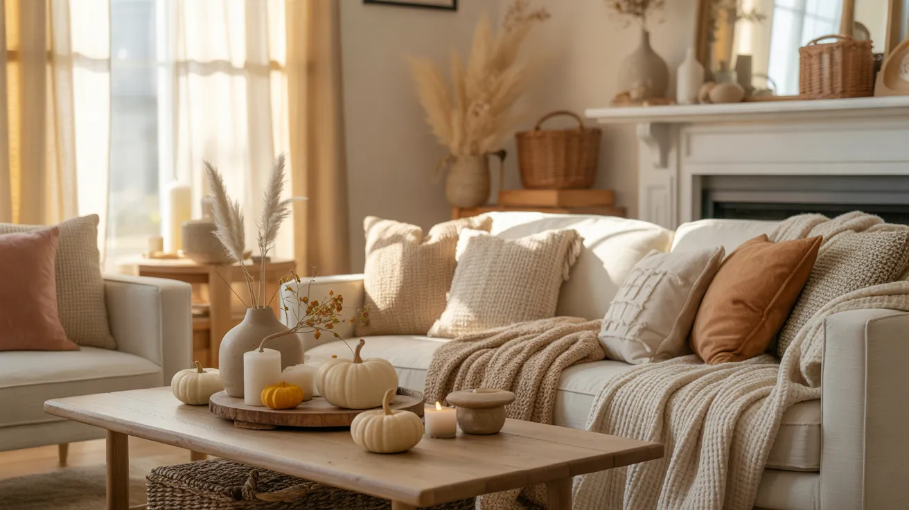 neutral fall decor